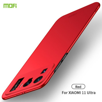 Ультратонкий чехол MOFI Frosted на Xiaomi Mi 11 Ultra - красный