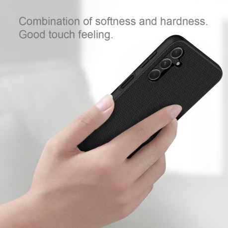 Протиударний чохол NILLKIN 3D Textured Nylon для Samsung Galaxy A24 4G - чорний