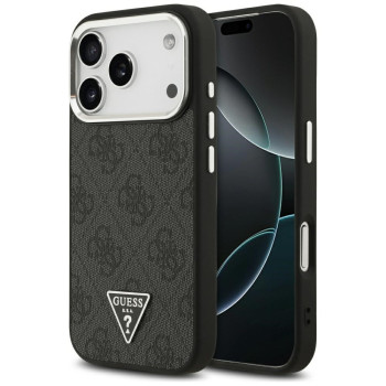 Оригінальний чохол Guess 4G Triangle Logo з MagSafe на iPhone 17 Pro - black