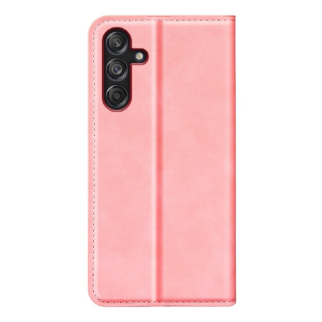 Чохол-книжка Retro Skin Feel Business Magnetic для Samsung Galaxy M55 5G - рожевий