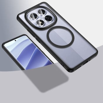 Протиударний чохол Clear Case з MagSafe гібрид твердого та м'якого матеріалу для Xiaomi Redmi Note 14 Pro 4G - Scrub Black