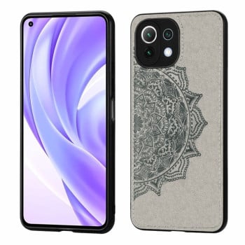 Чохол Mandala Embossed Cloth на Xiaomi Mi 11 Lite/Mi 11 Lite NE - сірий