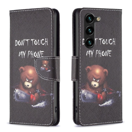 Чохол-книжка Colored Drawing Pattern  для Samsung Galaxy S25+ 5G - Bear
