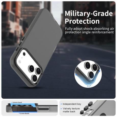 Противоударный чехол Candy Series для iPhone 17 Pro Max - черный