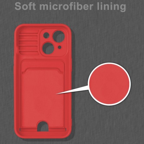 Противоударный чехол Ring Kickstand для iPhone 14 Pro Max - фиолетовый