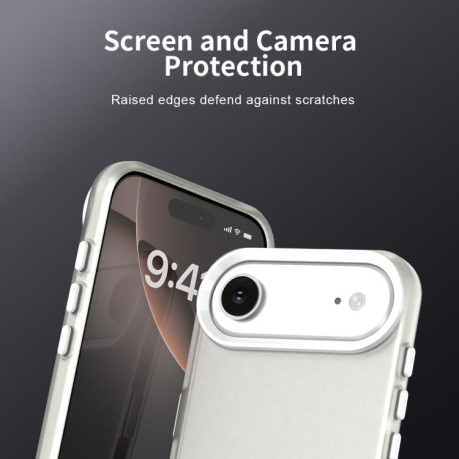 Противоударный чехол Candy Series для iPhone Air - белый
