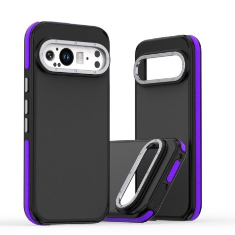 Протиударний чохол Dual-Color Skin Feel Shockproof Series для Google Pixel 9 Pro XL - фіолетовий