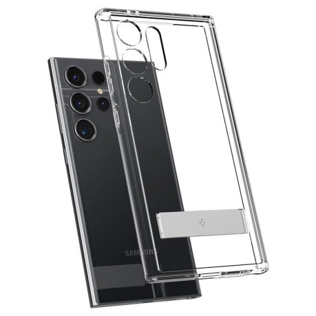 Оригинальный чехол Spigen Ultra Hybrid S для Samsung Galaxy S24 Ultra - Crystal Clear