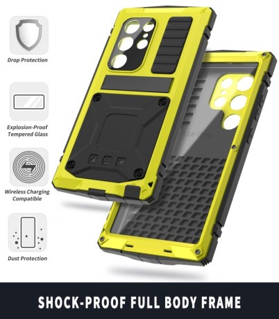 Протиударний чохол R-JUST Life Waterproof для Samsung Galaxy S24 Ultra 5G - жовтий