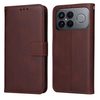 Чехол-книжка Classic Calf Texture на Xiaomi Redmi K90 Pro Max / Xiaomi Poco F8 Ultra 5G — коричневый