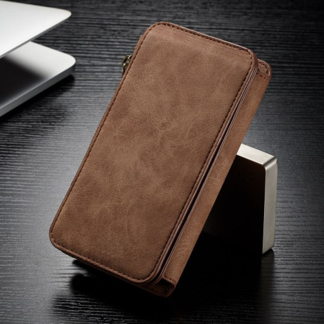 Шкіряний Чохол-гаманець CaseMe 007 Series з відділенням для кредитних карт та фліпом на iPhone X/Xs коричневий