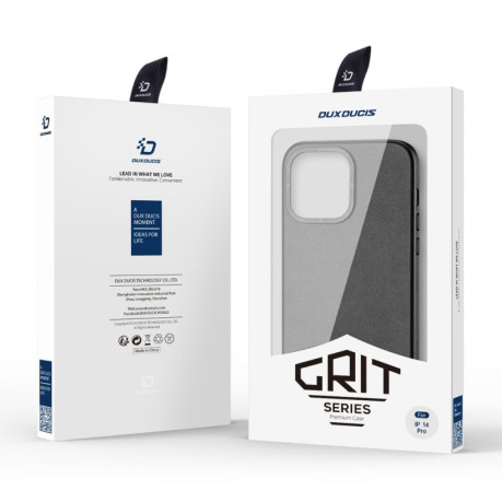 Чохол протиударний DUX DUCIS Grit Series (with MagSafe) на iPhone 14 Pro - чорний