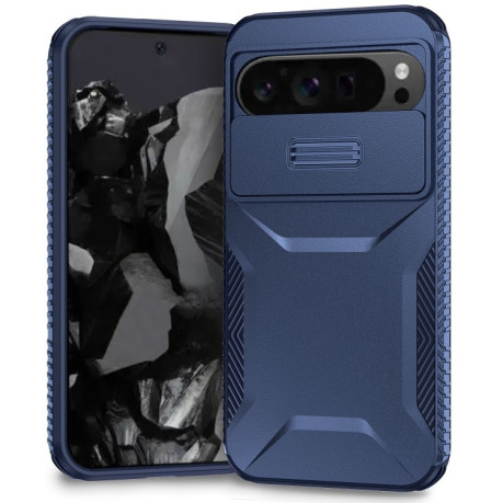 Протиударний чохол Sliding Camshield для Google Pixel 9 Pro XL - синій