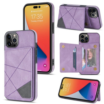 Чохол протиударний Line Card Holder для iPhone 14 Pro - фіолетовий