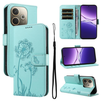 Чохол-книжка Dandelion Embossed Pattern Flip Leather для OPPO A5 Pro 5G Global - зелений