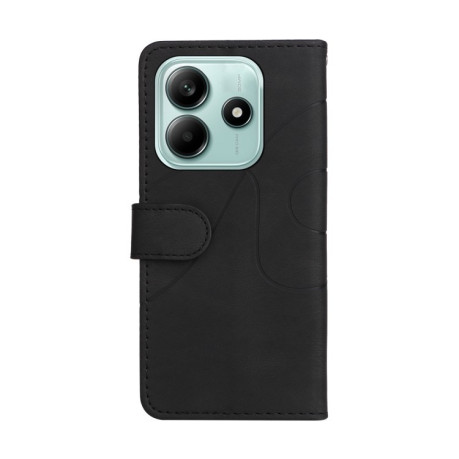 Чохол-книжка Dual-color Splicing Flip Leather для Xiaomi Redmi Note 14 5G/Poco M7 Pro 5G - чорний