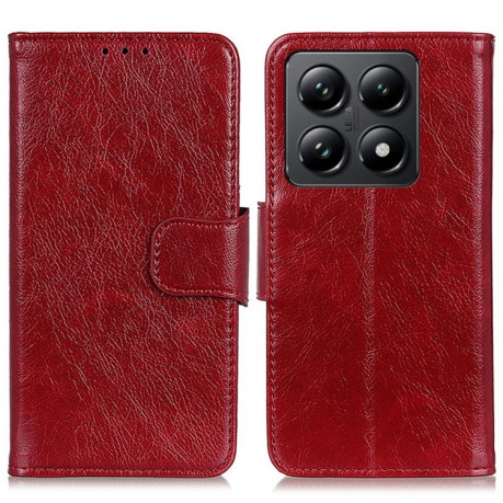 Чохол-книжка Mirren Crazy Horse для Xiaomi 14T Pro - червоний