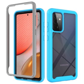 Противоударный чехол Starry Sky Series на Samsung Galaxy A72 - голубой