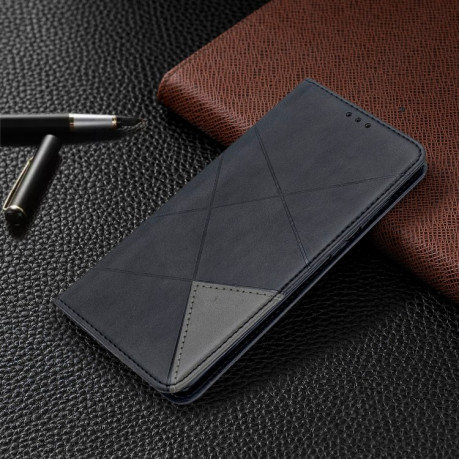 Чехол-книжка Rhombus Texture на Samsung Galaxy S20 Ultra-черный