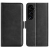 Чехол-книжка Dual-side Magnetic Buckle для Samsung Galaxy S23 FE 5G - черный