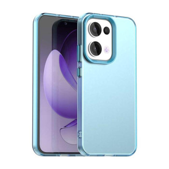 Чехол Candy Series гибрид с усиленными бортиками на OPPO Reno13 5G Global - синий