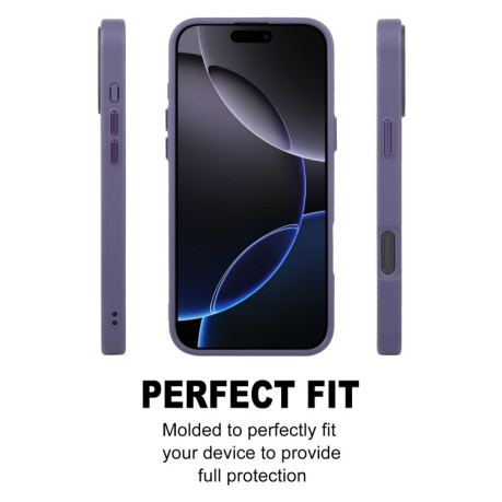 Чехол GEBEI Skin Feel MagSafe Magnetic для  iPhone 16 Pro - фиолетовый