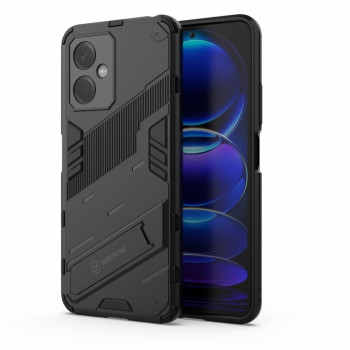 Протиударний чохол Punk Armor з підставкою на Xiaomi Redmi Note 12 China - чорний