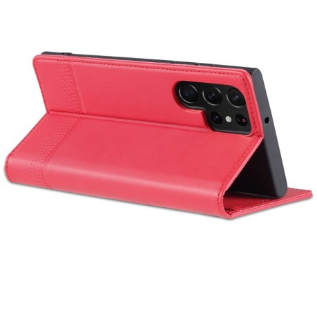 Чохол-книжка AZNS Magnetic Calf Samsung Galaxy S22 Ultra 5G - червоний