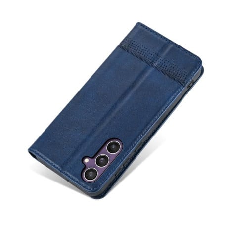 Чохол-книжка AZNS з фактурою Calf на Samsung Galaxy S25 FE 5G - синій
