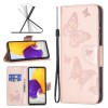 Чохол-книжка Butterflies Pattern Samsung Galaxy A73 5G - рожеве золото