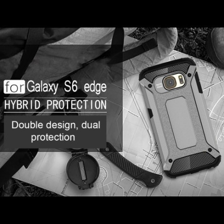 Протиударний Чохол Rugged Armor Grey для Samsung Galaxy S6 Edge / G925