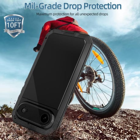 Противоударный чехол RedPepper Triple-proof Metal на iPhone Air - черный
