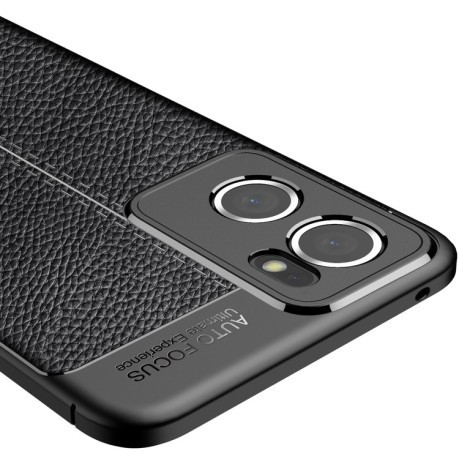 Протиударний чохол Litchi Texture на OPPO Reno7 5G Global/ Find X5 Lite/OnePlus Nord CE2 5G - чорний