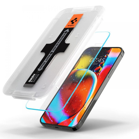 Комплект захисного скла Spigen Glas.Tr EZ Fit для iPhone 14/13/13 Pro