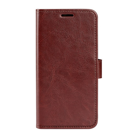 Чехол-книжка R64 Texture Horizontal Flip Leather для Samsung Galaxy S24 FE 5G - коричневый