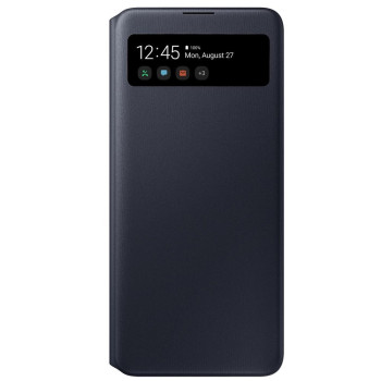Оригинальный чехол-книжка Samsung S View Wallet для Samsung Galaxy A71 black (EF-EA715PBEGEU)