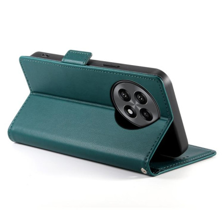 Чехол-книжка Side Buckle Magnetic Frosted Leather для OnePlus 13R/Ace 5/Ace 5 Pro - зеленый
