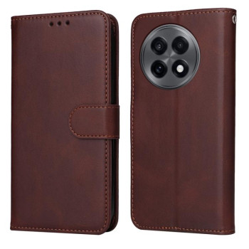 Чохол-книжка Classic Calf Texture Flip Leather для OnePlus 13R/Ace 5/Ace 5 Pro - коричневий