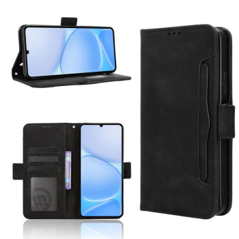 Чехол-книжка Skin Feel Calf на Realme Note 80 4G — чёрный