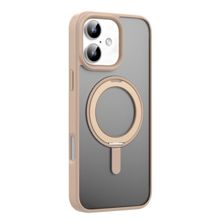 Протиударний чохол Mutural Armor Series MagSafe Magnetic Holder для iPhone 16 - Desert Gold