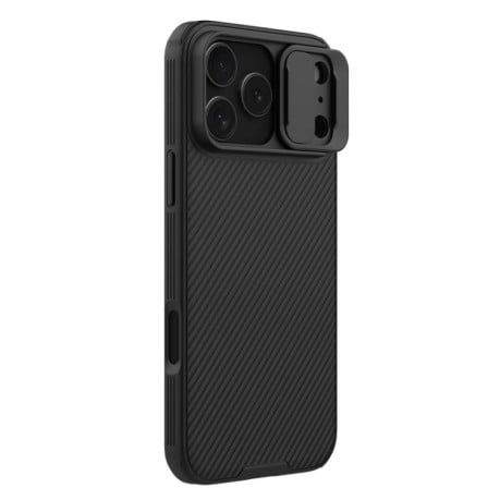 Чехол NILLKIN CamShield Pro Magnetic со шторкой для камеры на iPhone 17 Pro Max - черный