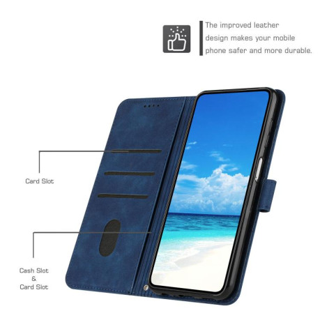 Чохол-книжка Retro Skin Feel Amile на Motorola Edge 60 Fusion - синій