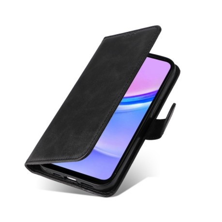 Чехол-книжка Stitching Calf Texture для Samsung Galaxy A16 5G - черный