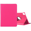 Чехол-книжка Litchi Texture 360 Rotating на iPad Pro 12.9 (2021/2020) - розово красный