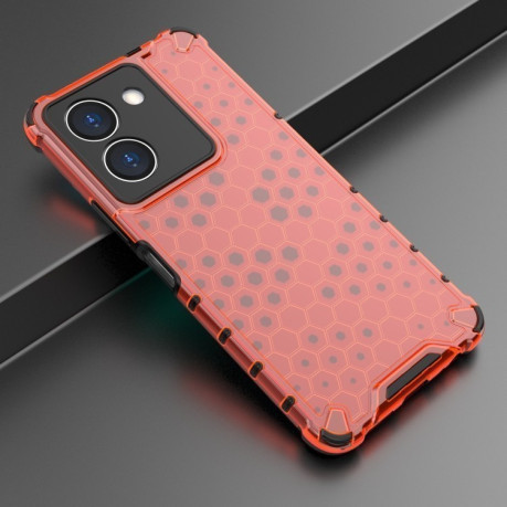 Протиударний чохол Honeycomb на Vivo Y36 4G Global - червоний