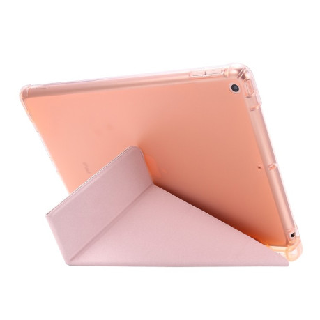 Чехол-книжка Airbag Deformation для iPad 10.2 2021/2020/2019 - розовый
