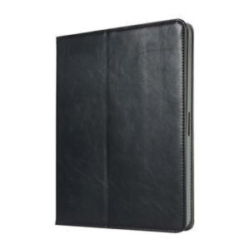 Чехол-книжка из натуральной кожи EsCase Premium  Soft Genuine Leather на iPad Pro 11/2018-черный
