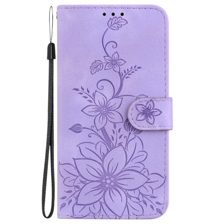 Чохол-книжка Lily Embossed Leather для Xiaomi Redmi A3 - фіолетовий