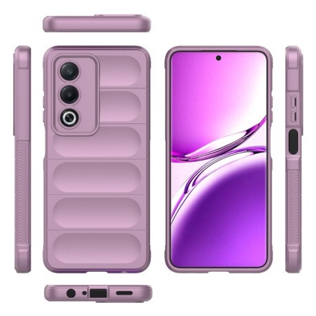 Силіконовий чохол Magic Flannel для OPPO A80 5G/A3 Pro - фіолетовий
