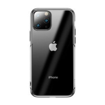 Силиконовый чехол Baseus Shining case на iPhone 11 Pro Max-серебристый